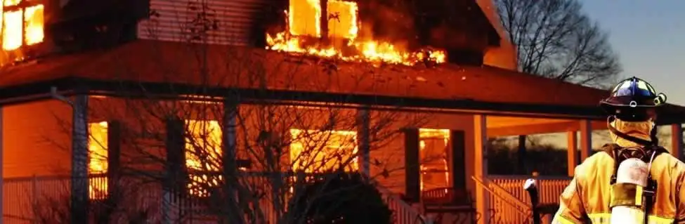 fire damage repair emergency response at a residential property affected by an active house fire in Pittsburgh, PA